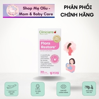 Men vi sinh phụ khoa Clinicians Flora Restore 30 viên