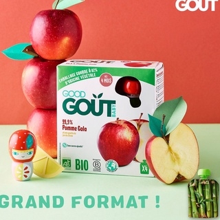 Trái cây nghiền Hữu cơ Good Gout cho bé từ 4, 6 tháng tuổi (85g)
