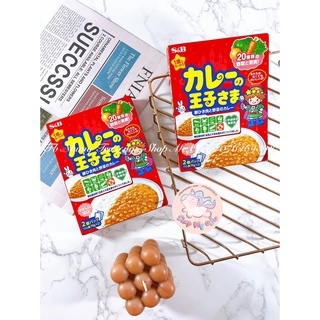 Nước sốt S&B Nhật Bản cà ri với 19 loại rau củ túi 70g