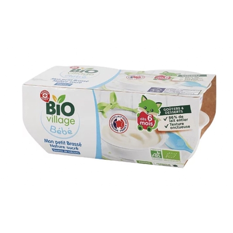 Sữa chua Bio Village Bebe hữu cơ cho bé từ 6 tháng