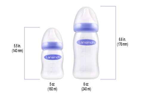 Bình sữa Lansinoh Momma 160ml. Núm ti size S