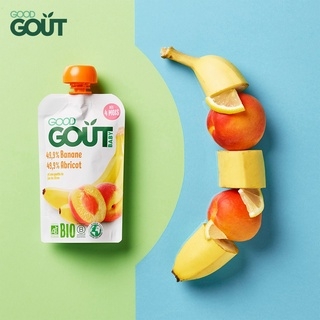 Trái cây nghiền Hữu cơ Good Gout cho bé từ 4, 6 tháng tuổi (85g)