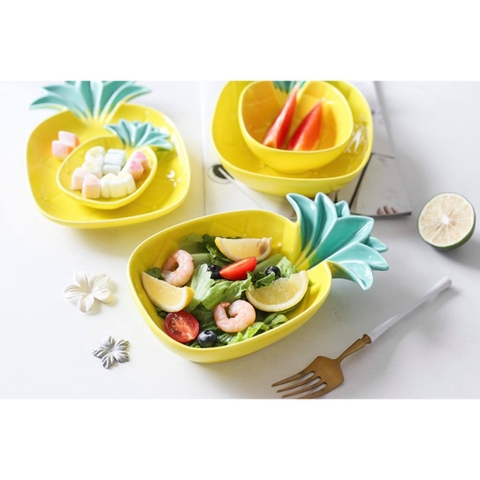 Dĩa Trái Thơm ăn dặm cho bé