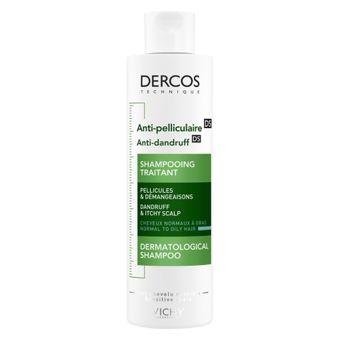 Dầu Gội Giảm Gàu Dành Cho Da Đầu Dầu Vichy Dercos Anti-Dandruff DS 200ml