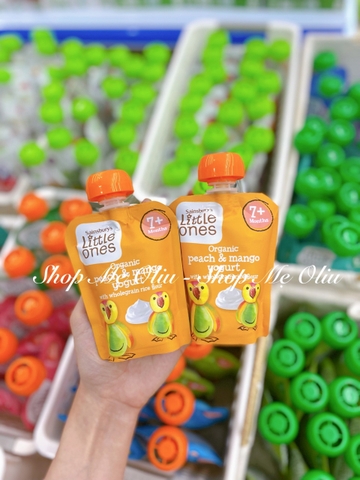 Trái cây hoa quả nghiền hữu cơ Little Ones cho bé từ 4 tháng của Anh