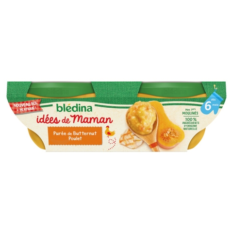 Hủ ăn dặm cơm/cháo Bledina cho bé từ 6 tháng (200g x2)