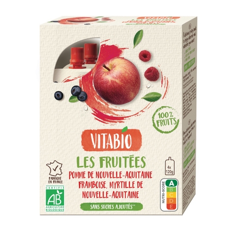 Trái cây nghiền hữu cơ Vitabio cho bé từ 6 tháng tuổi
