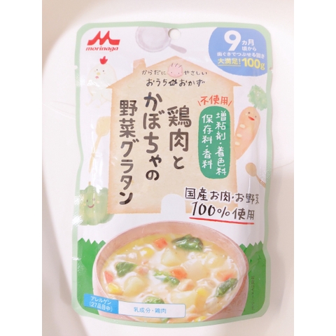 Cháo / Súp Morinaga Nhật Bản cho bé từ 9 tháng tuổi túi 100g