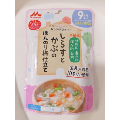 Cháo / Súp Morinaga Nhật Bản cho bé từ 9 tháng tuổi túi 100g