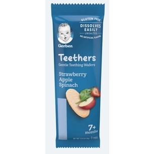 Bánh gạo trái cây hữu cơ Gerber Snack cho bé tù 7 tháng tuổi