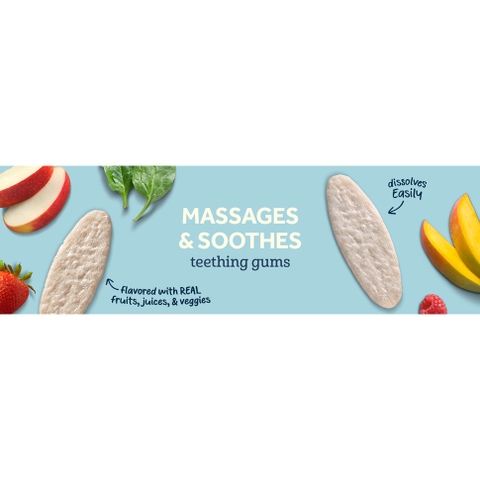 Bánh gạo trái cây hữu cơ Gerber Snack cho bé tù 7 tháng tuổi