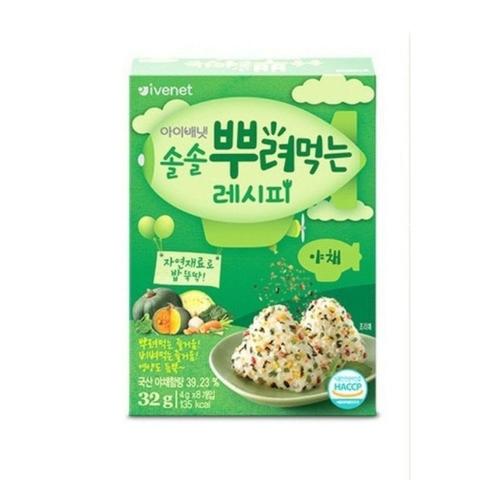 Gia vị rắc cơm Ivenet cháo, mì Hàn Quốc cho bé