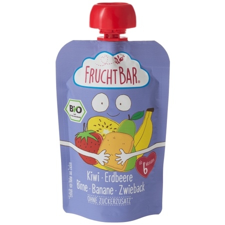 Trái cây nghiền hữu cơ Fruchtbar cho bé từ 6 tháng 100g (hàng Đức)