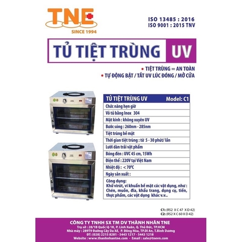 Tủ cực tím Tne ( Hàng Việt Nam )