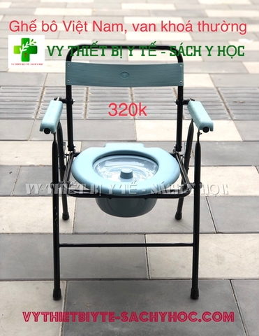Ghế bô xanh Việt Nam van khoá thường (ủng hộ nước nhà, shop tri ân khách hàng từ 28/03-28/04/2022)