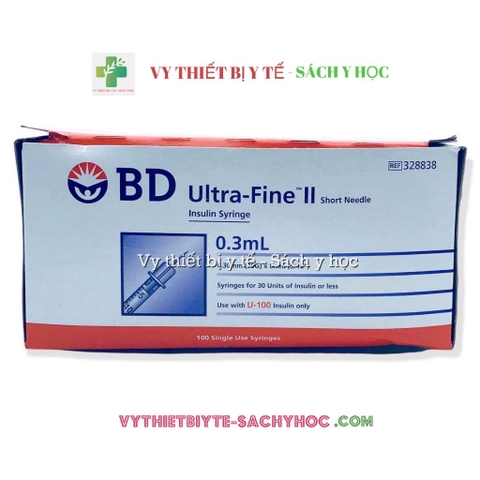 Bơm tiêm tiểu đường (insulin) BD ULTRA - FINE II