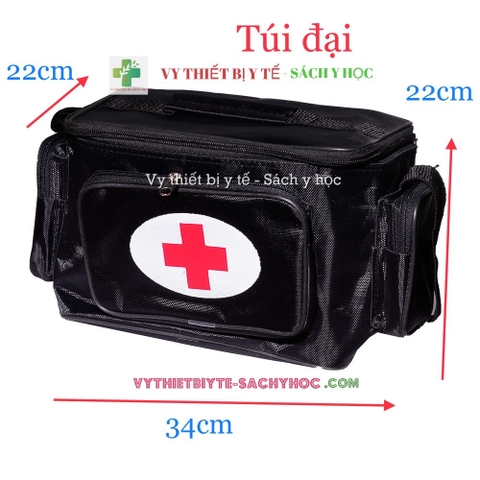 Túi y tế đen cỡ Đại đựng túi A,B,C