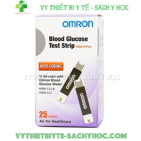 Que thử đường huyết Omron 25q (HGM111 và HGM112)