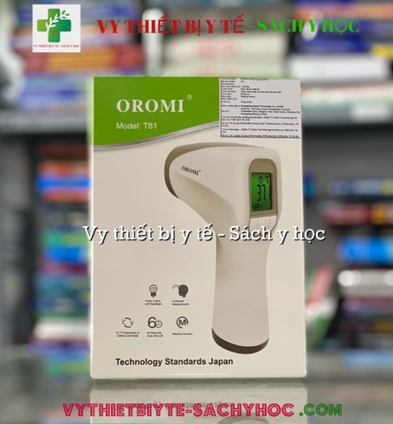 Nhiệt kế Hồng ngoại Oromi - T81 đo trán