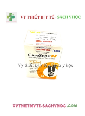 Que thử đường huyết CareSens N (25que)