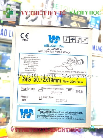 Kim luồn 24g (Kim truyền dùng trong y tế dùng để lấy ven)