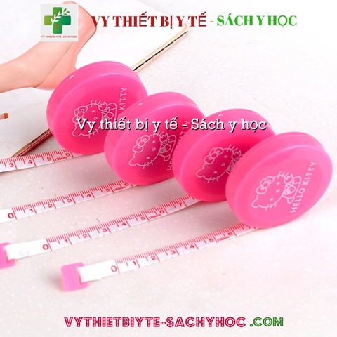 Thước dây rút kiti màu hồng