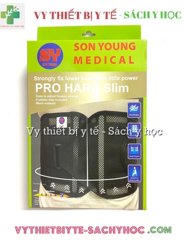 Đai lưng hỗ trợ cột sống Son Young Medical Pro Hard Slim