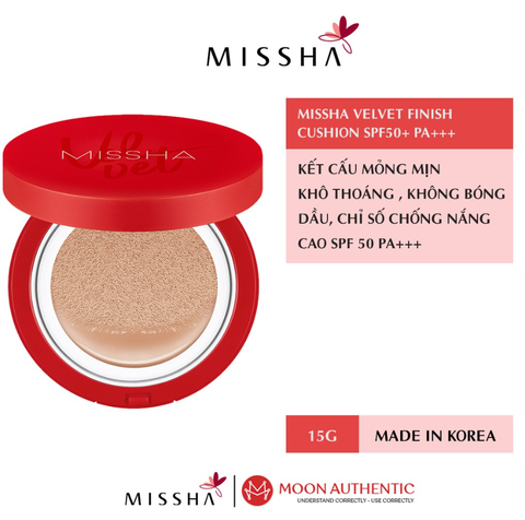 Cushion Missha Velvet Finish N21