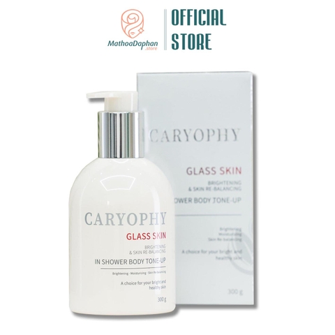 Dưỡng Trắng Caryophy Glass Skin In Shower Body Tone Up 300g