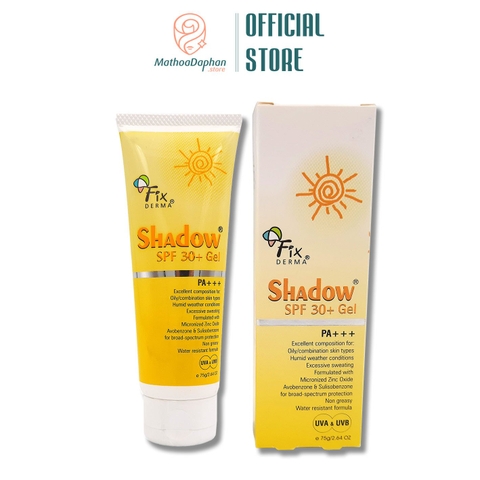 Kem Chống Nắng Fixderma Shadow SPF 30+ Gel (75g)