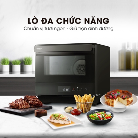 Lò chiên không dầu hấp nướng đối lưu Panasonic NU-SC180BYUE dung tích 20 lít