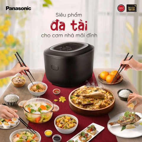 Nồi cơm điện tử cao tần Panasonic SR-HL151KRA 1.5 lít tách đường