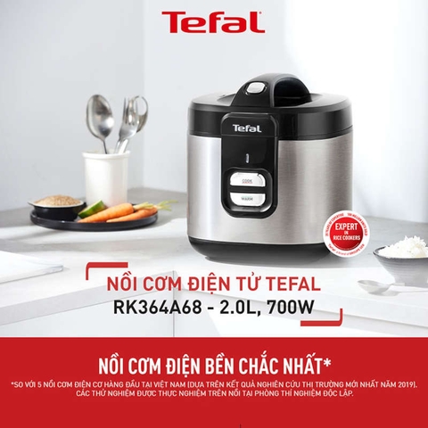 Nồi cơm điện Tefal RK364A68 dung tích 2L, công suất 700W