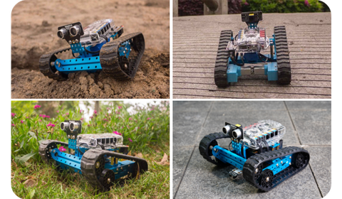 Xe tăng mBot Ranger Robot Kit chinh phục mọi địa hình