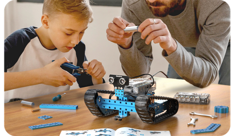 Bộ công cụ robot 3 trong 1 để trẻ xây dựng, viết mã và chơi