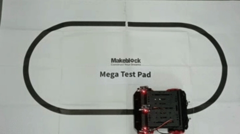 Trường hợp 14 - mBot Mega đi theo dòng