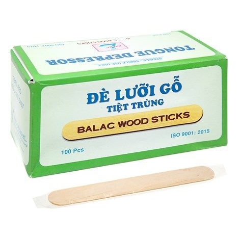 Que đè lưỡi Balac Wood Sticks - Loại lớn