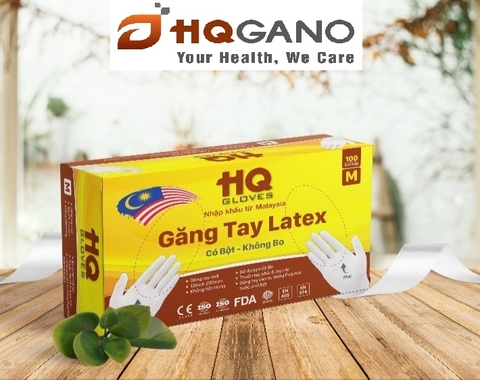 Găng tay y tế HQGANO (có bột)