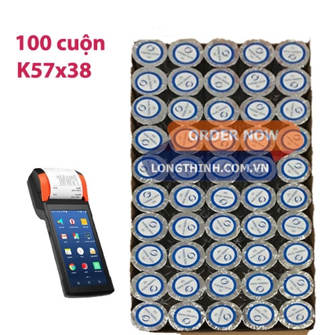 100 cuộn giấy nhiệt K57x38