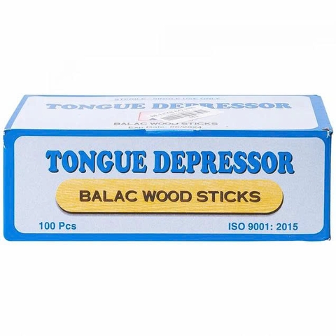 Que đè lưỡi gỗ Balac Wood Sticks - loại nhỏ