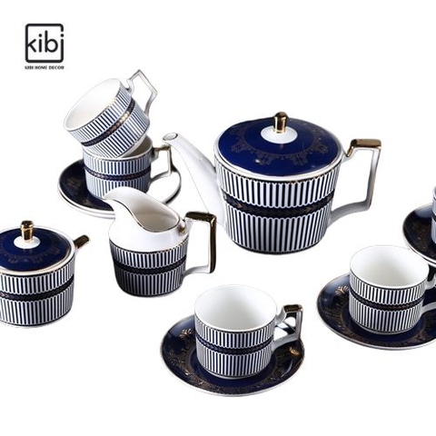 SET BÌNH TRÀ  - CAFÉ MUBITT BLUE