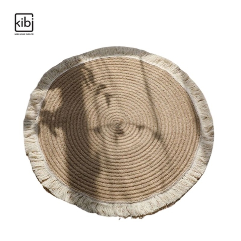 THẢM TRÒN NATURAL JUTE 01