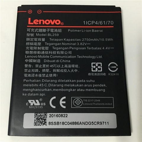 Pin Lenovo BL259 Vibe K5 Plus 6020
