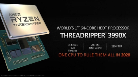 CPU AMD THREADRIPPER MỚI RA MẮT VÀO NĂM 20022