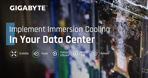 GIGABYTE: Đã công bố tính năng tản nhiệt bằng nhúng nước cho trung tâm dữ liệu