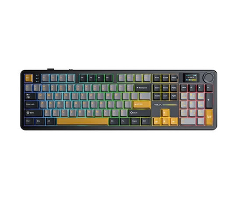 Keyboard Aula F108 Pro - LED RGB và 3 Mode (Bluetooth, Wireless & TypeC)