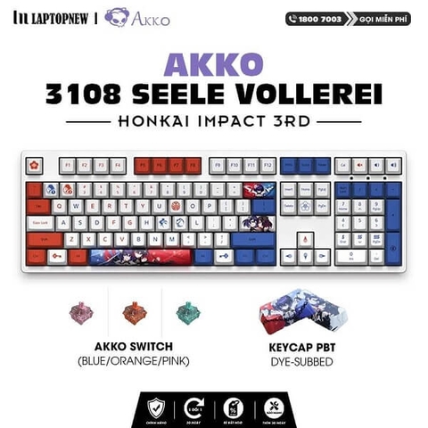 Keyboard AKKO 3108 Honkai Impact 3rd - AKKO
