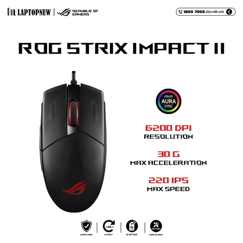 Mouse Asus ROG Strix Impact II 1