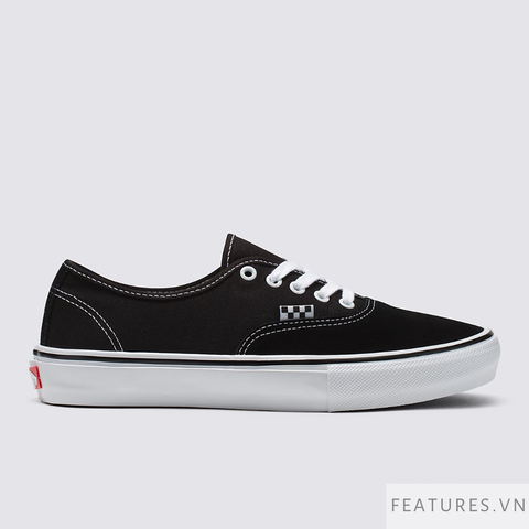 Vans Authentic Pro Skateboard Black White