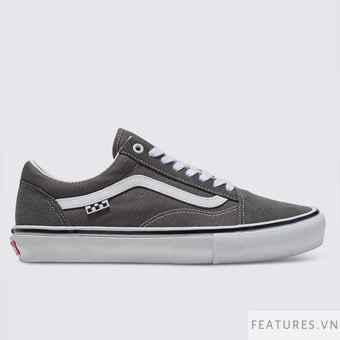 Vans Old Skool Pro Skateboard Pewter Grey